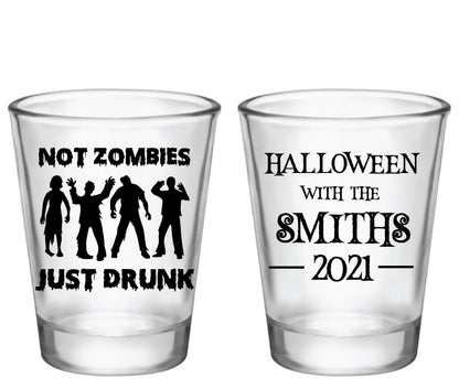 Halloween shot glasses- Not zombies just drunk