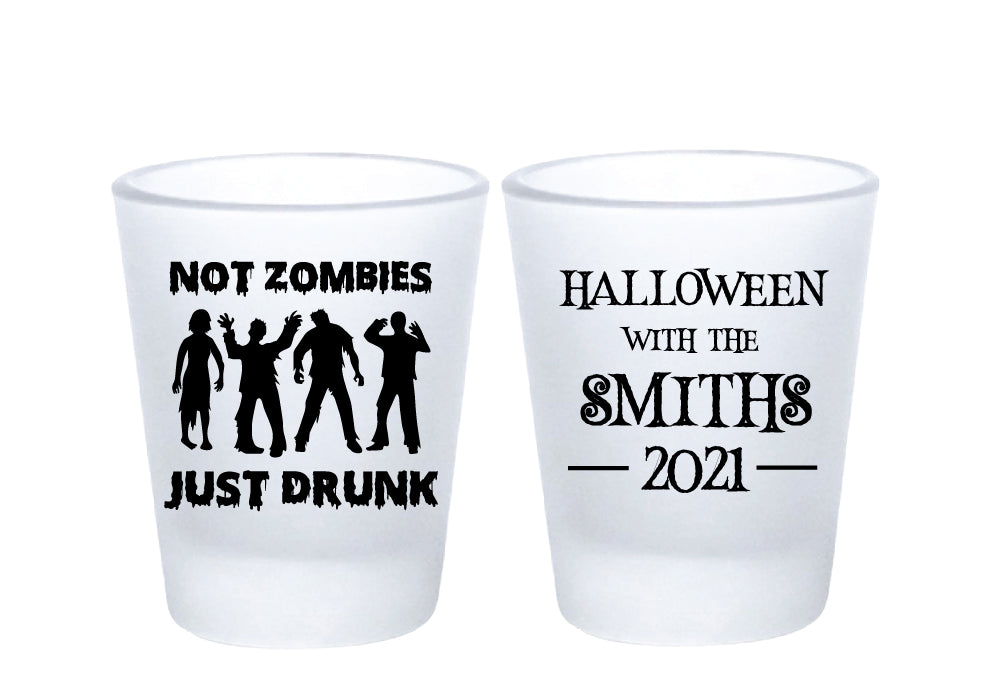 Halloween shot glasses- Not zombies just drunk
